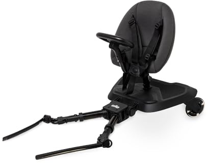 Aya EasyRide – Planche universelle pour poussette avec siège – Planche à monter 2 en 1 pour tout-petits | S'adapte à la plupart des poussettes et poussettes | Plateforme antidérapante + roues de