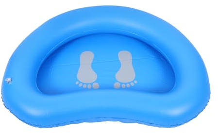 Toyvian Palangana de Agua para Pies Inflable de Pvc Ligera y Fácil de Inflar, Adecuado para Baño de Pies en Piscina para Familias y Grupos