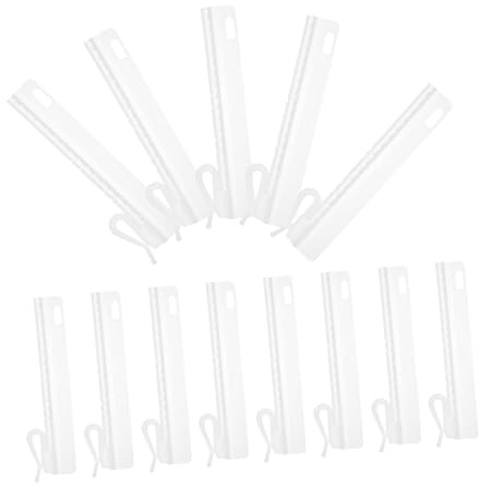 MUELODSIC 25 Piezas Ganchos Ajustables para Cortinas Clips de Drapeado Resistentes para Colgar Visillos Soporte para Tipo de Cortinas Fácil Instalación sin Daños