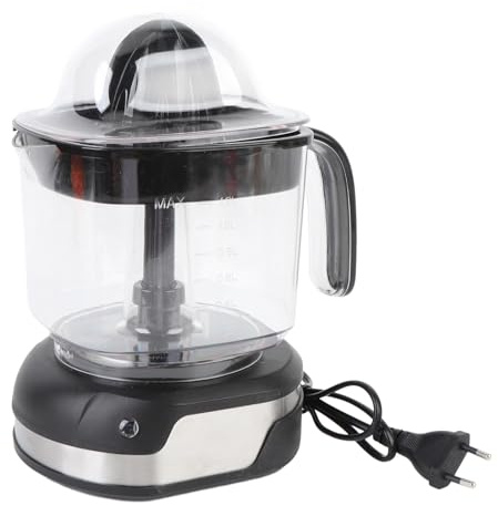 Fabater Exprimidor de Naranjas Eléctrico Automático, Alto Rendimiento de Zumo, Capacidad de 1,2 L, para el Hogar, Cocina, Exprimidor de Cítricos, Acero Inoxidable (Enchufe de la UE 220V)