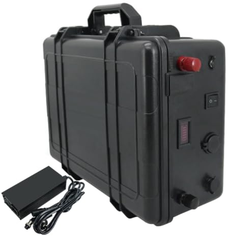 WSDAV Thruster Battery 24V 48V Lithium Battery Pack with Charger | 24V 48V Lithium Battery, 60AH 100AH 200AH Replacement Battery, with Handle, ABS Shell
