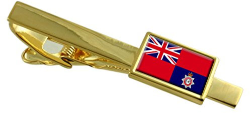 Select Gifts Feuerwehr Militär England Flagge Gold Krawattenclip