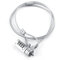 VBESTLIFE Laptop Security Lock, Computer Lock Cable Chain, Theft Deterrent, 4 Digit Password for Smartphone Laptop Tablets PC
