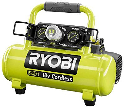 ONEAND 1 GAL. 120 PSI Portable 18V Horizontal AIR Compressor 0.5 CFM at 90 PSI