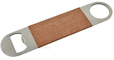 Bottle Openers, Personalised Bar Blades, Black,Silver or Wooden Effect Engraved Free (Wooden Effect)