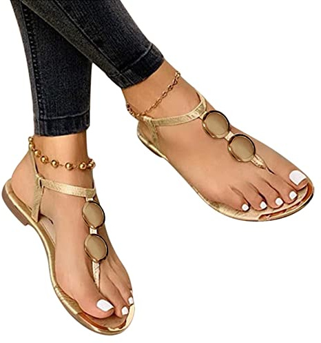 Sandales CompenséEs Pour Femme Classiques - Sandale Femme Chic Style Vintage Sandales Plateforme Femme éTé Sandales Plates Toe Comfy Chaussures Mules Talon Haut Tongs Pantoufles DéContractéEs