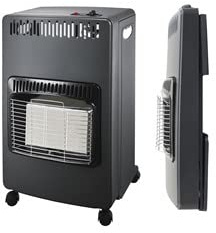 4.2KW CALOR GAS PORTABLE CABINET 3 HEAT WITH REGULATOR HOSE HEATER FIRE BUTANE
