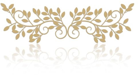 ESTART Metal Tree Leaf Wall Decor, 2 Pcs Vine Olive Branch Leaf Wall Art Ornament Iron Scroll Sculptures for above Door, Living Room, Bathroom, Hallway, Office, Indoor and Outdoor Decoration (Black)