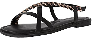 Tamaris Femme 1-1-28146-20 Sandale, Black Comb, 39 EU
