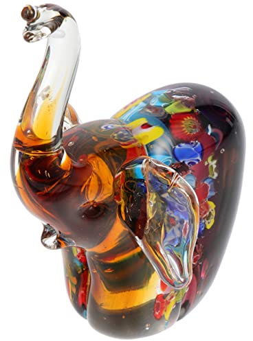 Beavorty Elefantenfigur und Einzigartigem Design Filigrane mit Stabilität aus Glas als Wunderschöne Tischdekoration für Zuhause oder Geschenk