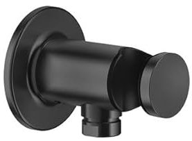 Gessi Inciso attacco a parete a gomito 1/2, con supporto per doccetta, 58161, Colorazione: Ottone antico
