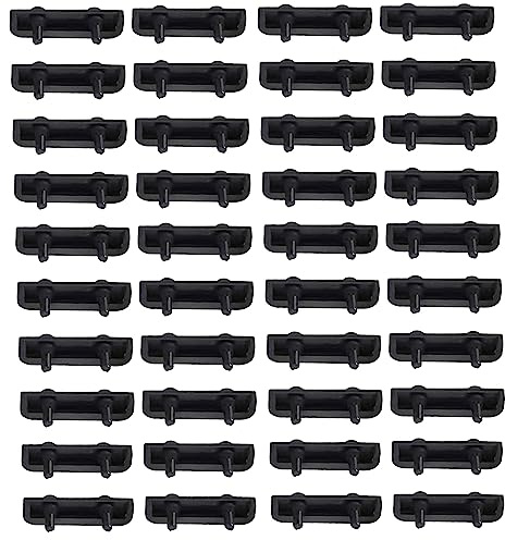 Puupaa Air Fryer Rubber Bumpers, Air Fryer Tray Rubber Replace Parts Accessories, Non-Scratch Protective Covers For Air Fryer Grill Pan Protection-40 PCS