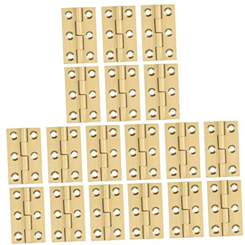 DOITOOL 3sets Lager Tür Scharnier Kupfer Stumm 1 5 Zoll für Tür und Möbel Leise und 6 Stücke * 3