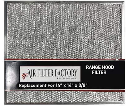 Air Filter Factory 14″ x 14″ x 3/8″ Aluminum Mesh Air Filter Replacement Screen