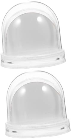 Cabilock 2 Bolas De Nieve De Plástico Personalizadas Con Pantalla De Imagen Para Decoración Navideña.