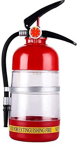 QXSJEDYCH Beer Tower Dispensador de bebidas Extintor de incendios Dispensador de cerveza Dispensador de bebidas 2L Mini Torre de bebidas Dispensador de jugo Tarro for Bar Fiesta Ktv Barbacoa Restauran