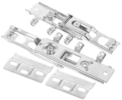 OSALADI Cerniere Per Armadi Acciaio Laminato Regolabili e Resistenti Ferramenta Per Cucina e Armadietti Per Installazione Facile e