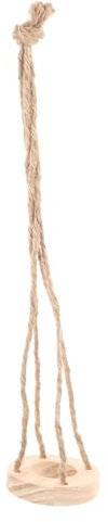 IWOWHERO Eleganter Pflanzenhalter Aus Holz Für Aquarien Platzsparend Zum Aufhängen An Der Decke Für Luftpflanzen Moderner Stil
