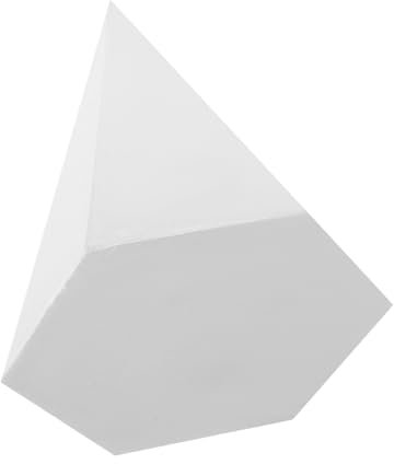 SHINEOFI Scultura Geometrica Da Tavolo Schizzo Apprendimento Pratica Artigianato Raffinato Statua in Gesso