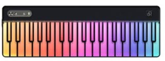 PartyKeys - Teclado MIDI guiado por luz de 36 teclas, teclas con luz LED, controlador Bluetooth MIDI y USB-C, sistema de teclado modular expandible, teclado MIDI portátil para principiantes y