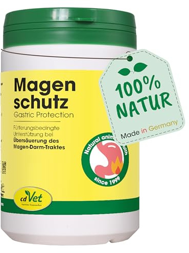 cdVet Magenschutz 400g - Pulver zur Förderung der Gesundheit von Magen und Darm für Hunde und Katzen