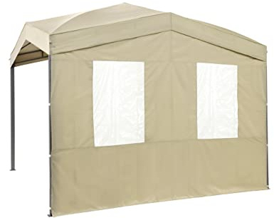 tepro Seitenteilset für Pavillon Marabo taupe, 2 Seitenteile ohne Pavillongestell