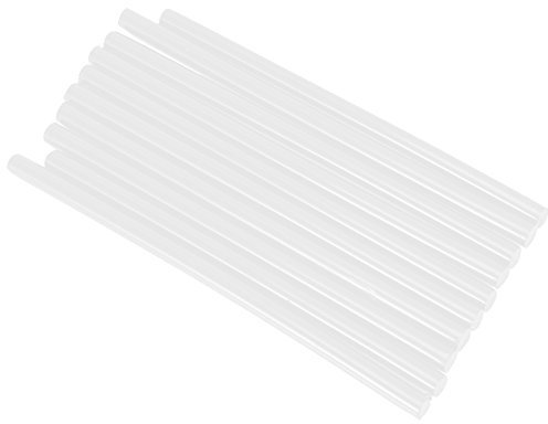 10 stück farbige Klebesticks Heißkleber Klebestifte in Farben 7mm x 150mm Geeignet für gängige Heißklebepistolen(clear)