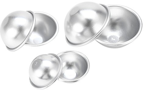 Badebombe Formen DIY Badebombe Kit für Crafting handgemachte Spa Bomb Fizzy Crafting Formen DIY machen Lieferungen, Runde Kugel Form(Set 7)