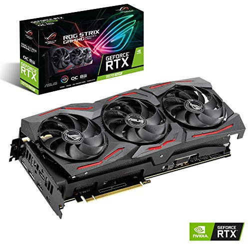 ASUS Carte Graphique GeForce RTX 2070 Super ROG Strix O8G Gaming, 8192 MB GDDR6