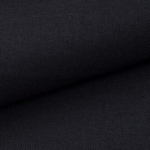 HEKO PANELS Torino Möbelstoff Meterware, Polsterstoff Bezugsstoff, Schwarz | Stoff zum Nähen, Bezugsstoff für Sofa, Ecksofa, Eckbank, Stühle, blickdicht, 100 % Polyester, 230 g/m², Breite 147 cm