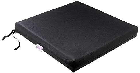 Care Direct Rollstuhlkissen aus Memory-Schaum, Kunstleder, 40,6 x 40,6 x 5,1 cm