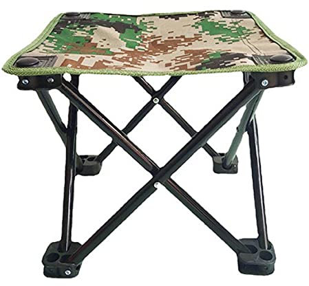 Huianpen Sgabello da campeggio, Sgabello pieghevole portatile,Sgabello da Pesca Mimetico,Mini Sgabelli Ultralight Impermeabile,per Pesca, Escursioni, Spiaggia, Campeggio, Picnic