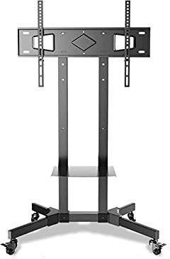 32-65Inch Television Stands On Wheels, TV Riser TV Mounts, Stands & Turntables, Office Home Trolley Floor Bracket, Max Load 60 KG/132lb Happy house