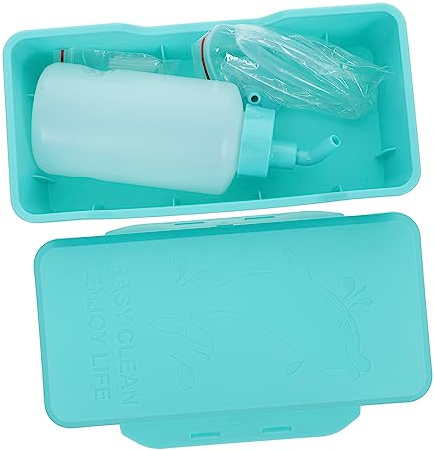 Healifty Set Lavatori Auricolari Per Adulti e Ragazzo Ragazza Irrigatori Pulizia Delle Orecchie Strumenti Portatili Per Rimozione Cerume Detergenti Per Lavaggio Delle Orecchie