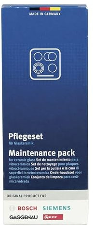 LUTH Premium Profi Parts Juego de limpieza compatible con Bosch 00311900 limpiador rascador paño para vitrocerámica placa de inducción