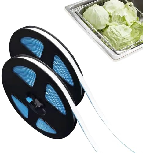 Fsahiuf 2 Stück Dichtungsband Selbstklebendes für Badewanne, Badezimmer, WC, Küche, Türrahmen,7.5mm*12m,Weiß