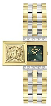 Versace Damen Analog Quarz Armbanduhr Reveal