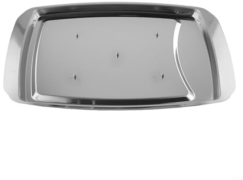 Grille à rôtir à la dinde en acier inoxydable, grille de cuisson à la dinde, plaque à rôtir au four, pour cuire efficacement le poulet et diverses viandes