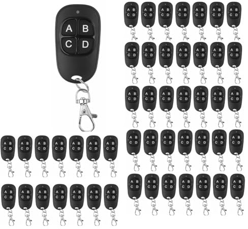 Ujjdwiurgh 50pcs 433MHz Copia Telecomando Elettrico Garage Apriporta Telecomando Duplicatore Clone Clonazione Controller Codice