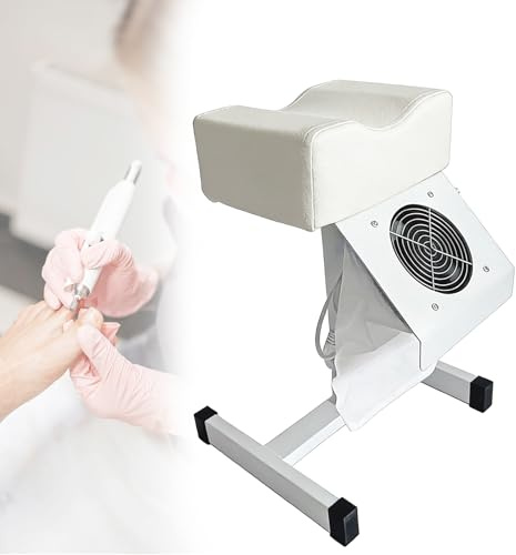 Pediküre Hocker mit Absaugung, Mobile Pediküre Stuhl, Höhenverstellbar 48-80cm, Fußpflegestuhl für Schönheitssalon Nagelstudio