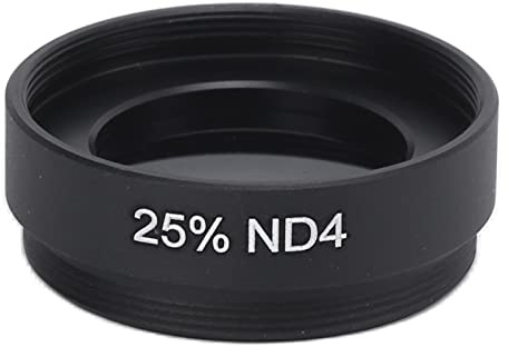 Annadue Filtre de Télescope Lunaire ND 1,25 Pouces, Filtre Lunaire à densité Neutre M28,6x0,6 Mm pour Oculaire de Télescope Astronomique (25% ND4)