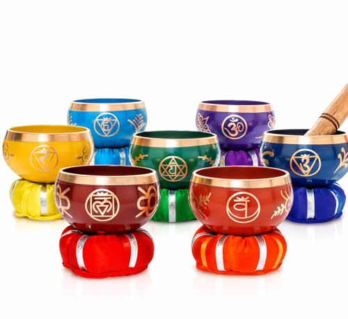 Chakra Klangschale für Meditation und Entspannung – Violett, Kronen-Chakra