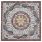 Rosone in marmo anticato, 30 x 30 cm, mosaico, pietra naturale, piastrelle rosso Verona 061