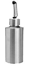 Gteller Distributeur d'huile d'olive en acier inoxydable, bouteille de distribution anti-fuite pour huile, sauce soja, vinaigre et vin de cuisine 550 ml/350 ml/250 ml (modèle A 250ml).