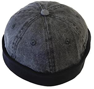 Mount Hood Docker-Cap im Used-Look (grau)