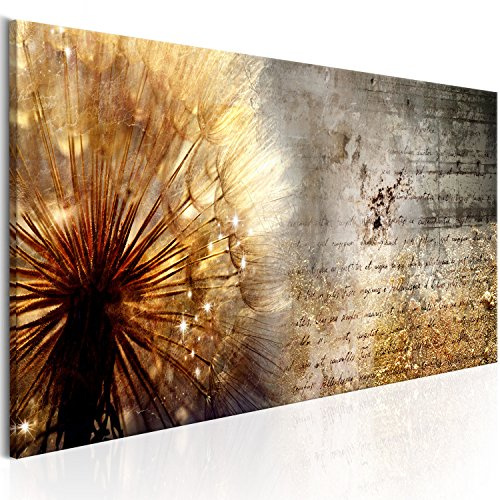 murando - Leinwandbild Blumen Natur Löwenzahn, 90x30 cm, 1-teilig, modern | Hochwertige Leinwand, sofort aufhängbar, ideal fürs Wohn- oder Schlafzimmer, wasserfest und lichtecht, langlebig, stilvoll