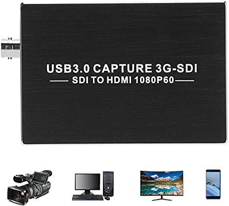 Gaming-Capture-Karte, 3G-SDI-Video-Capture-Karte SDI-zu-HD-Multimedia-Schnittstelle 1080P USB3.0 für Konferenzaufzeichnung, VDR-Recorder, CT-Gerät Usw.