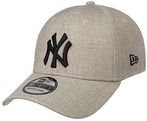 New Era Damen Flexfitted Caps MLB New York Yankees Heather Crown 39Thirty, Schwarz, Einheitsgröße
