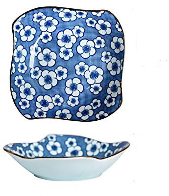 Assiettes Plates Plaque De Dîner En Porcelaine Personnalisée, Assiette De Motifs Floraux Propices Aux Pâtes, Auxsert Et Aux Collations, Plaque D'apéritif De 6 Pouces Assiette
