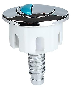 LOVIVER Botón de tanque de inodoro Piezas de repuesto de botón de inodoro de doble presión para inodoro, accesorios de reparación del hogar, ahorro de agua, oval